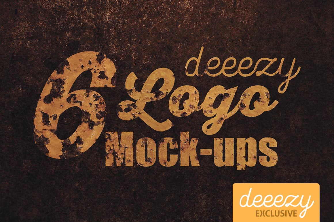 6 Photorealistic Logo Mock-ups