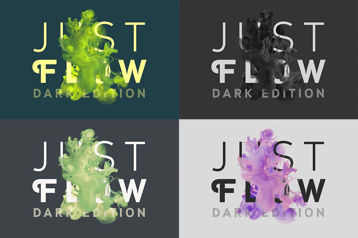 Just Flow - 4 PSD Templates