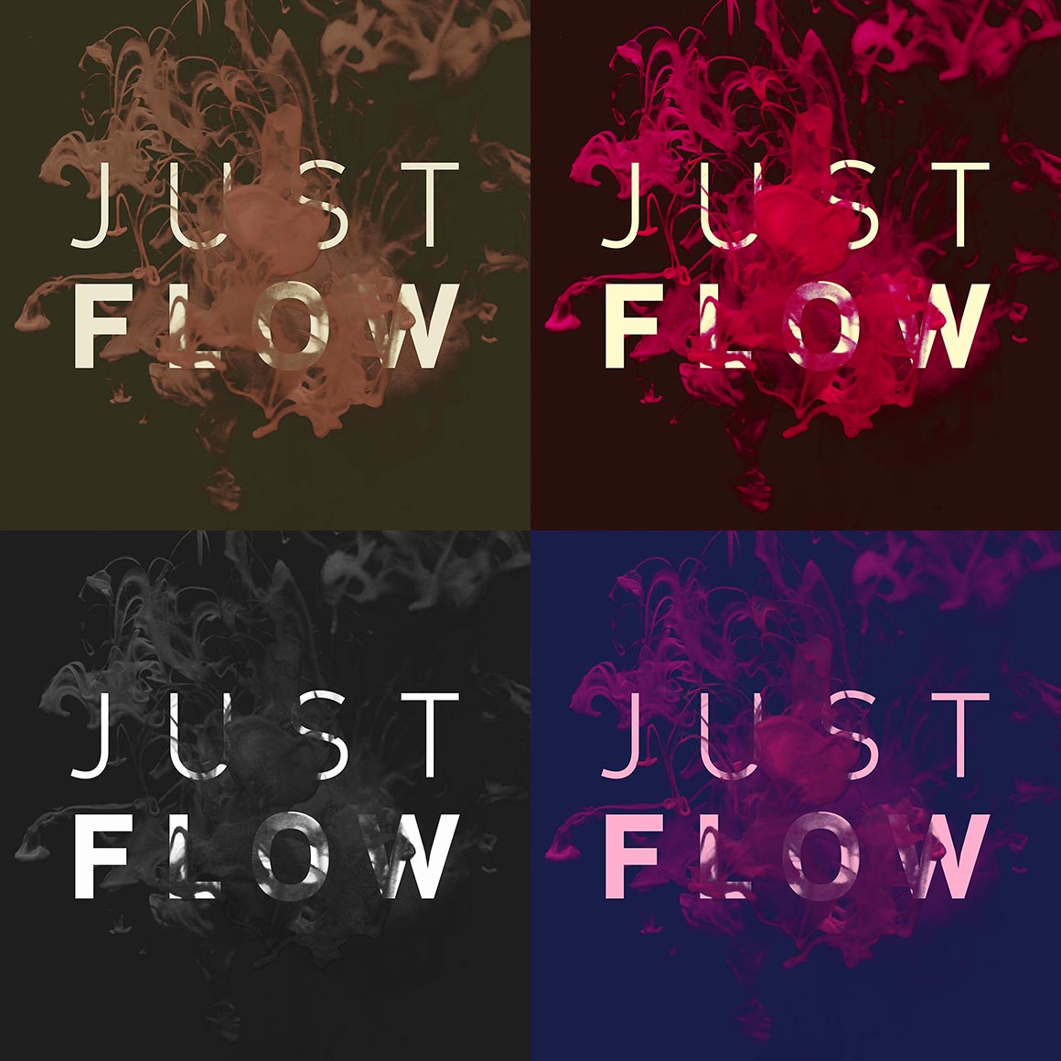 Just Flow - 4 PSD Templates