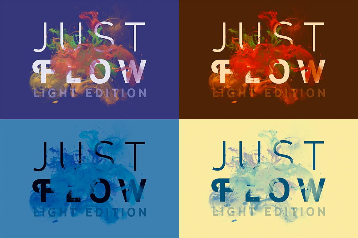 Just Flow - 4 PSD Templates