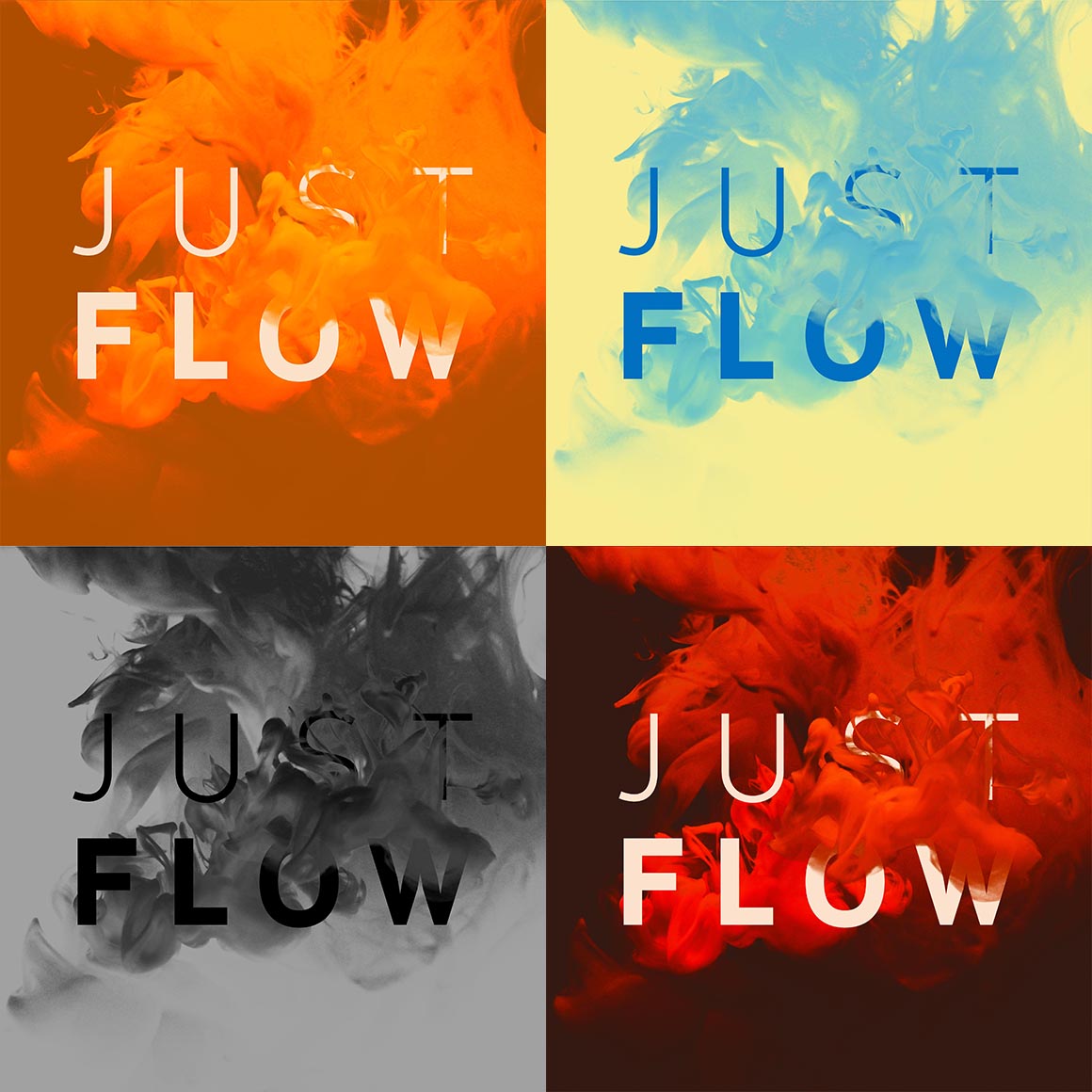 Just Flow - 4 PSD Templates