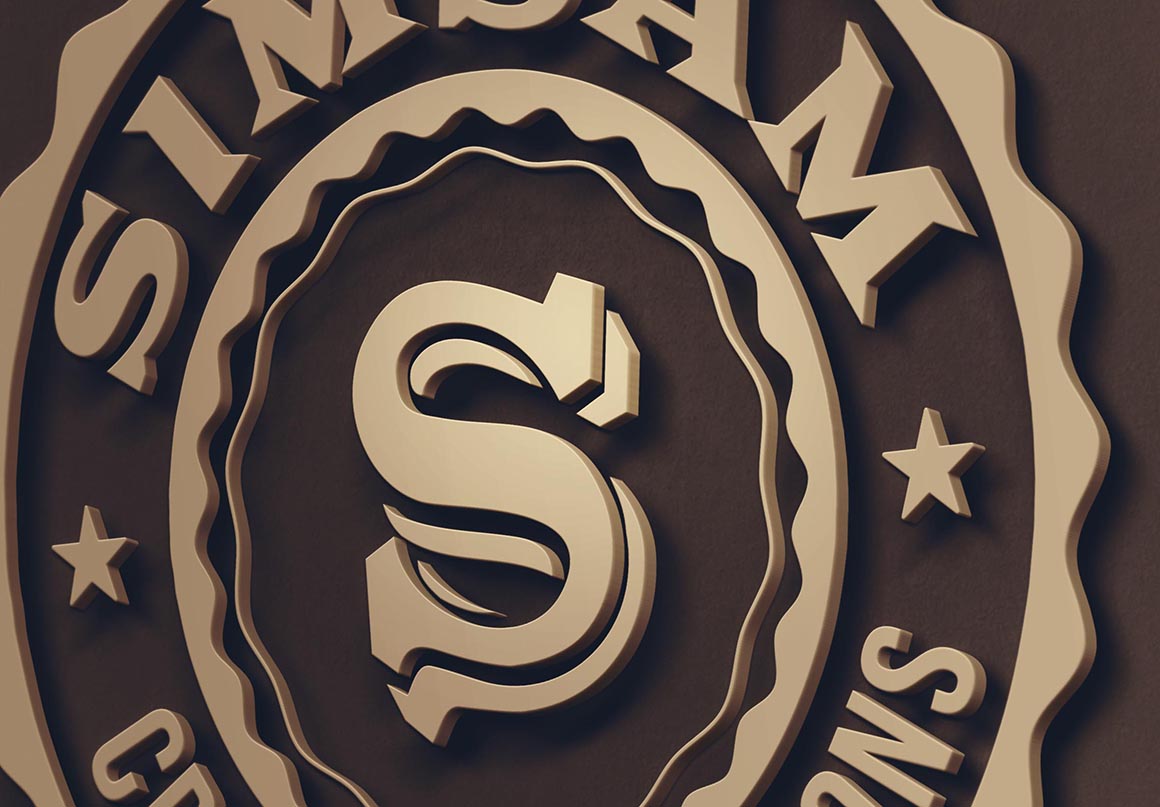 6 Photorealistic Logo Mock-ups