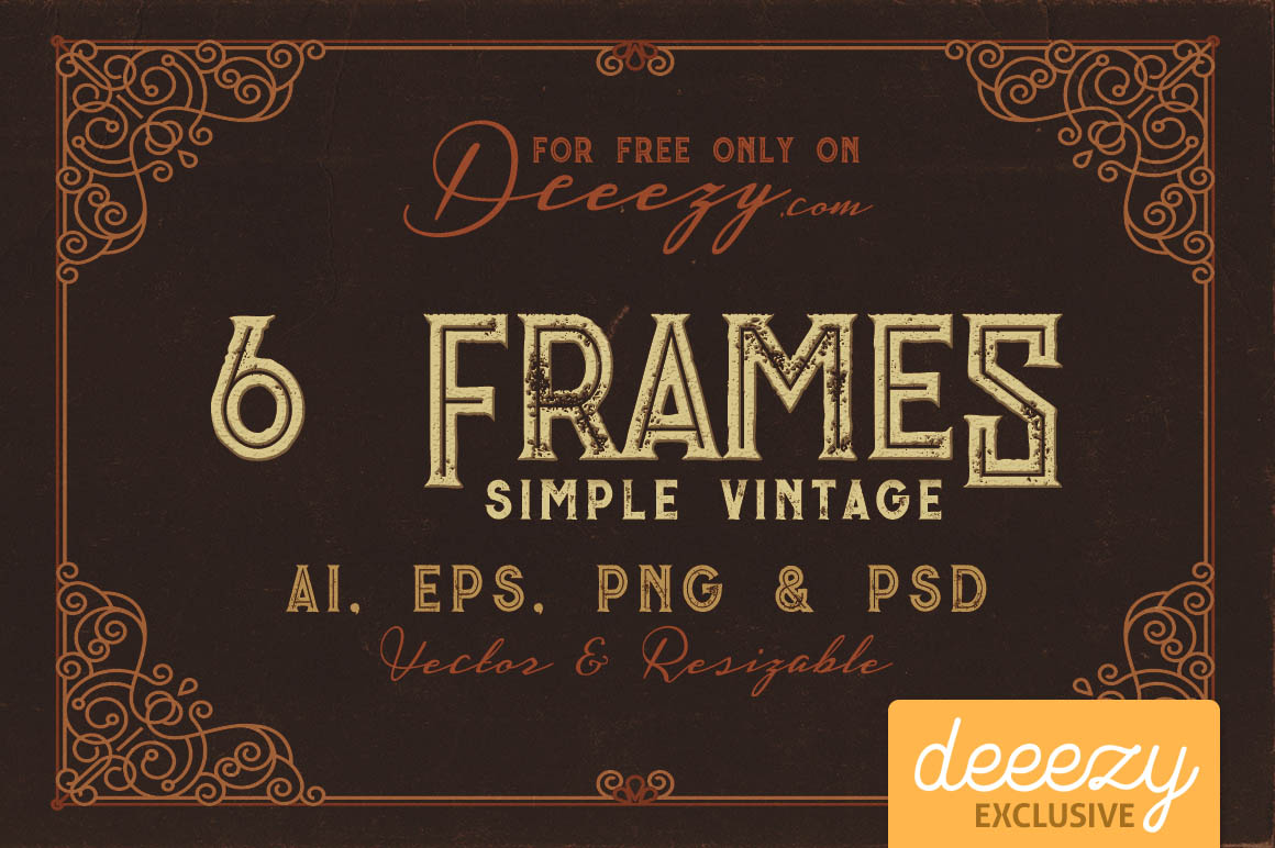 6 Vintage Frames