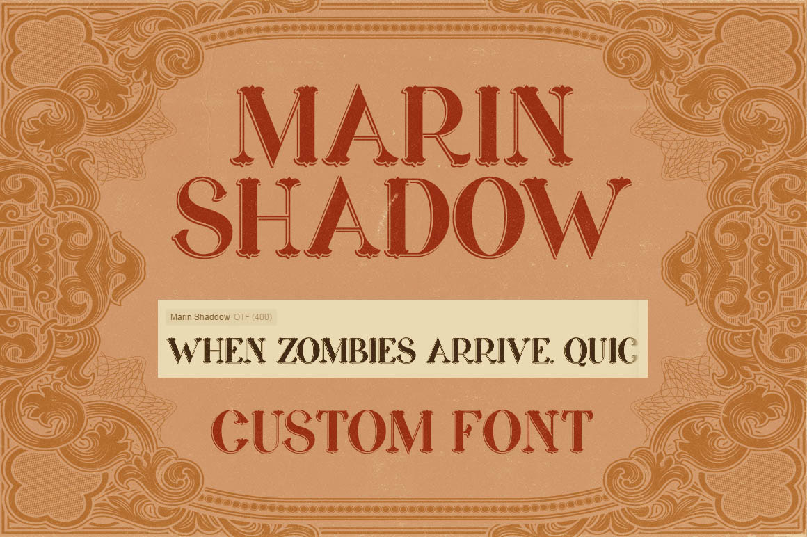 Marin Shadow Font