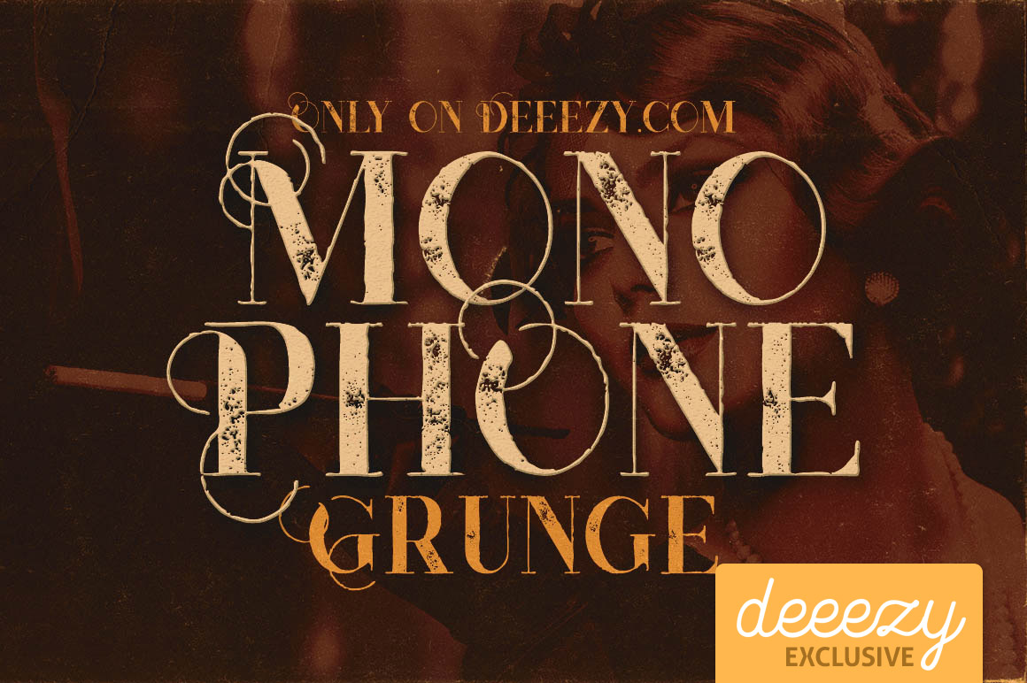 Monophone Grunge Font