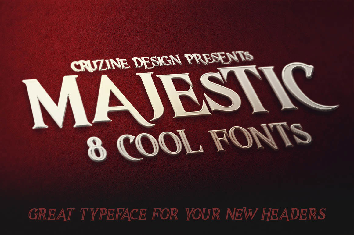 Majestic Inline Grunge Font