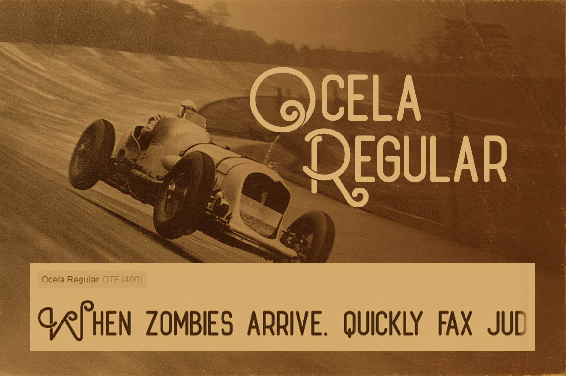 Ocela Regular Font
