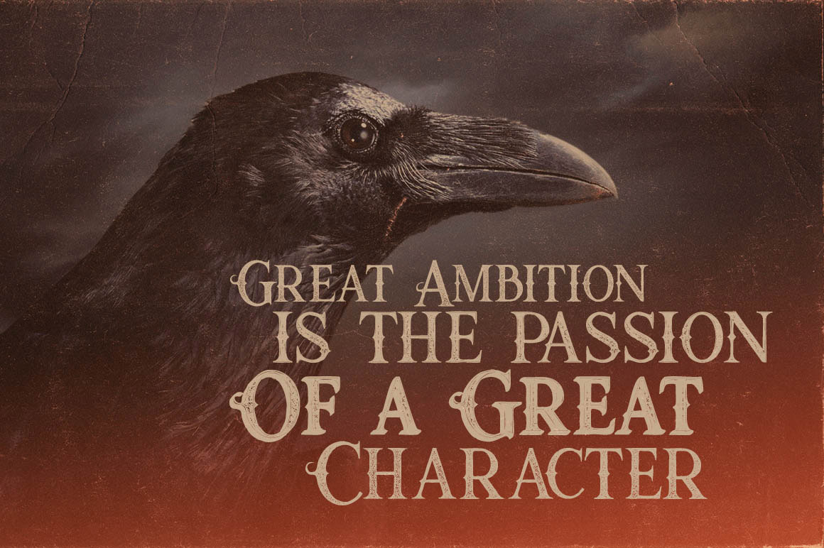 Raven Shadow Grunge Font
