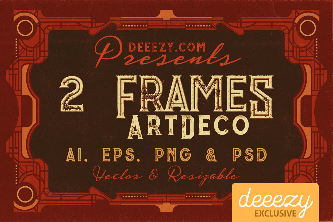 2 ArtDeco Frames