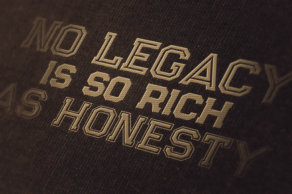 Legacy Outline Bold Font
