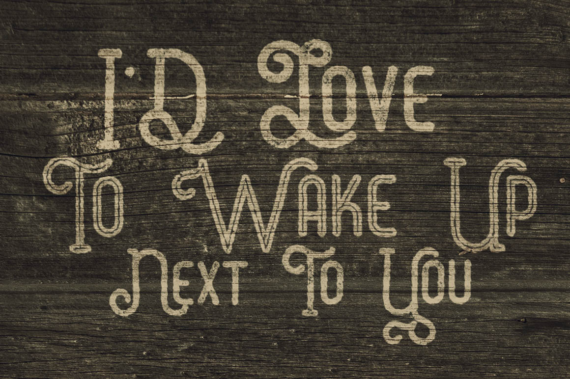 Mocca Inline Grunge Font