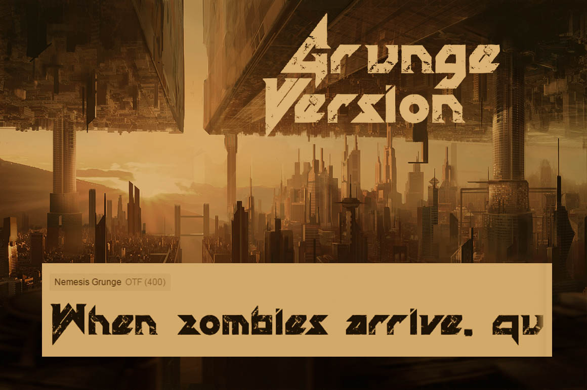 Nemesis Grunge Font