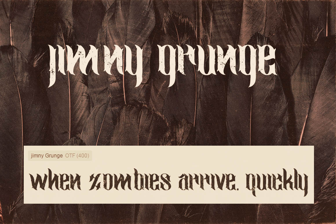 jimny Grunge Font