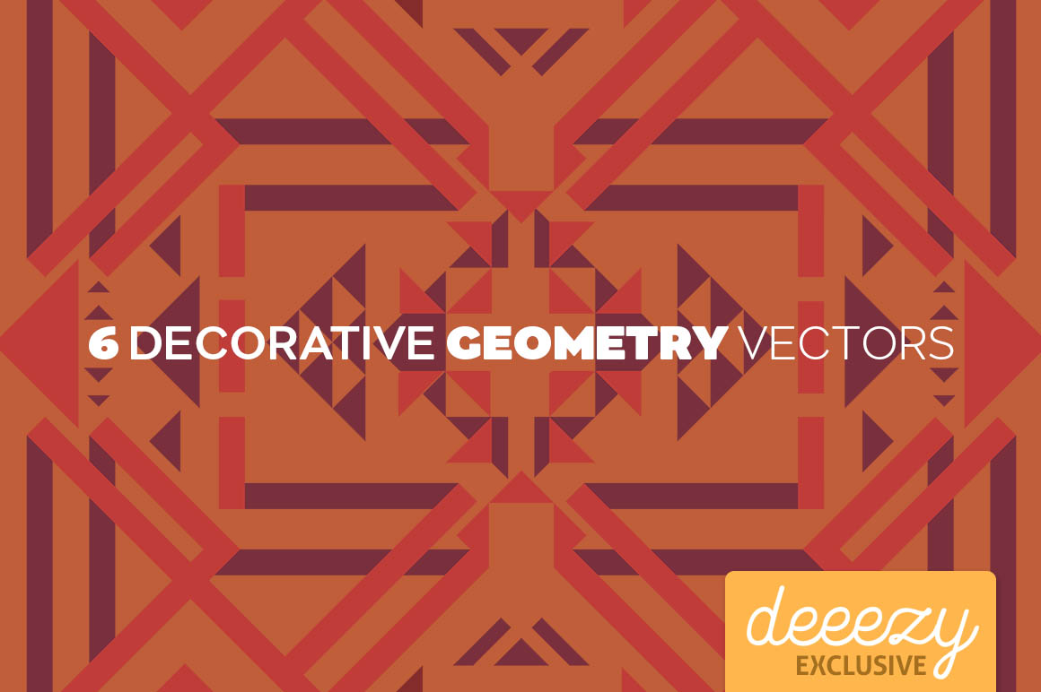 6 Decorative Geometry Vectors