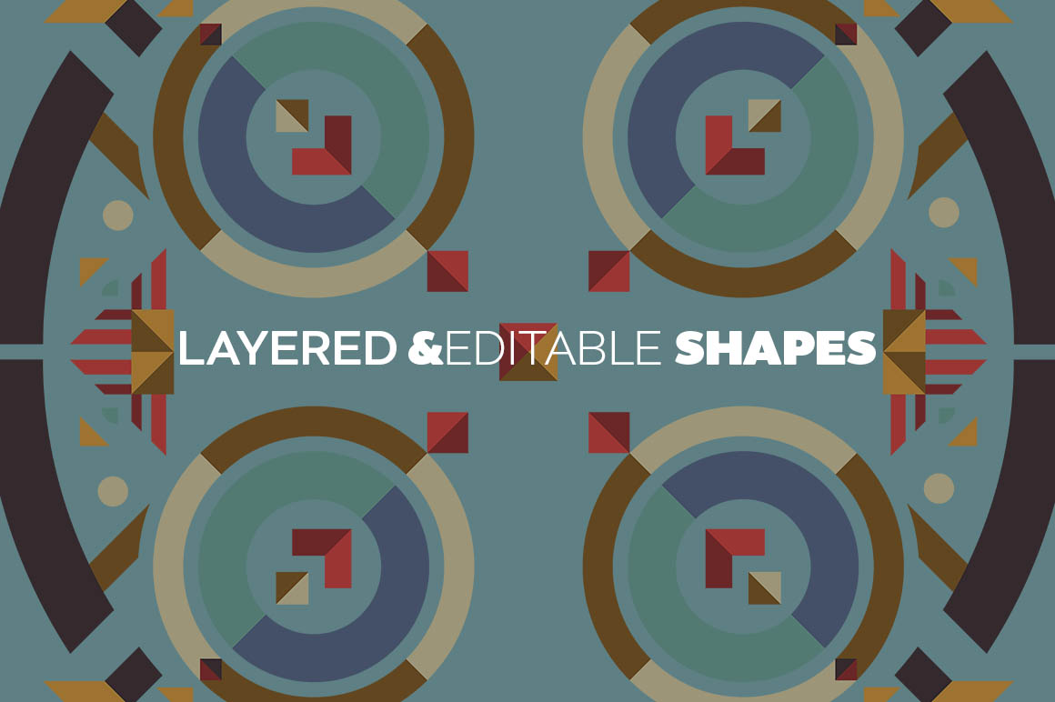 6 Decorative Geometry Vectors