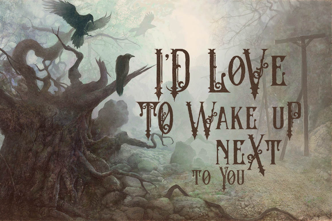 The Crow Shadow Font