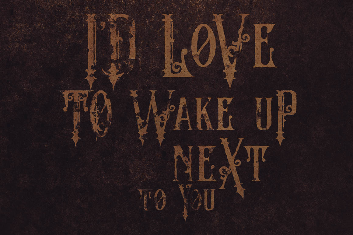 The Crow Shadow Font