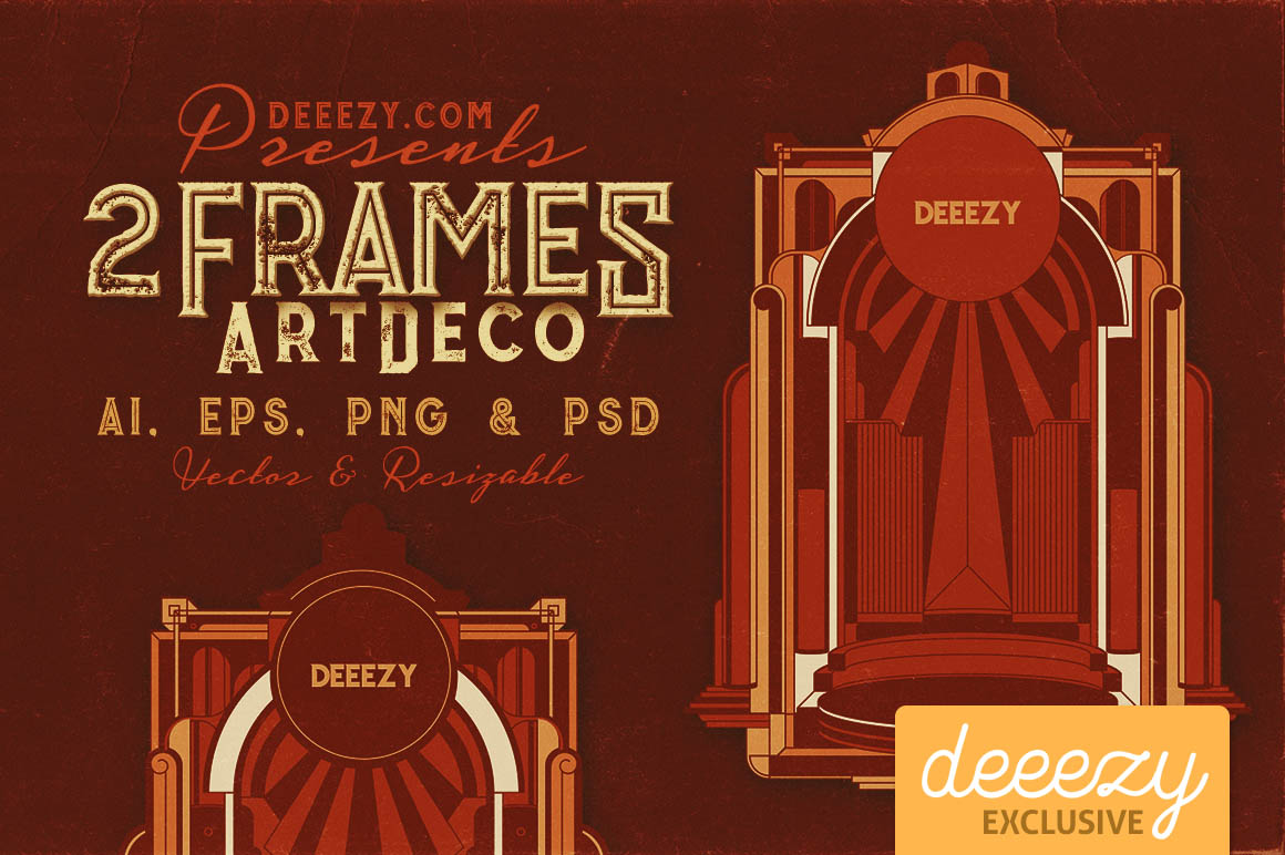2 ArtDeco Frames 2