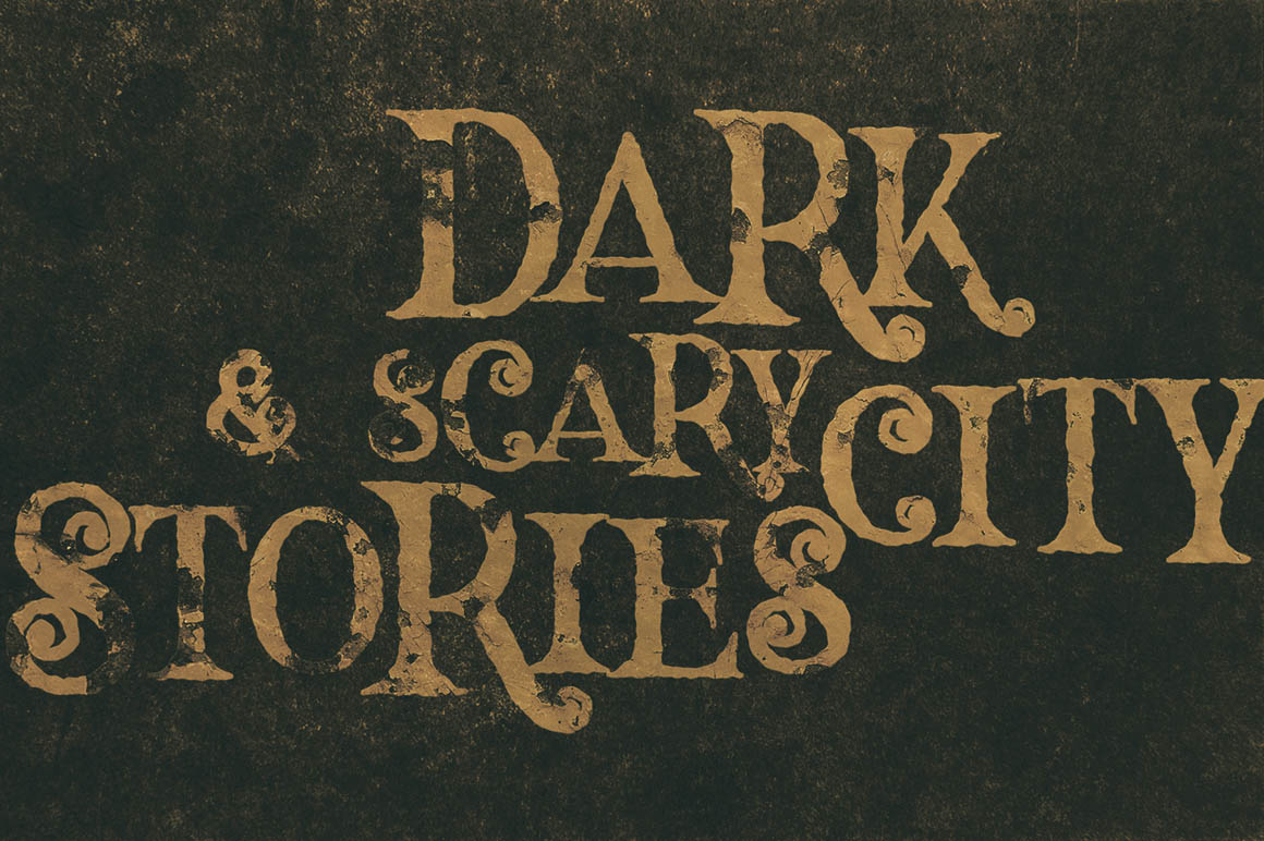 Hallowen Inline Font