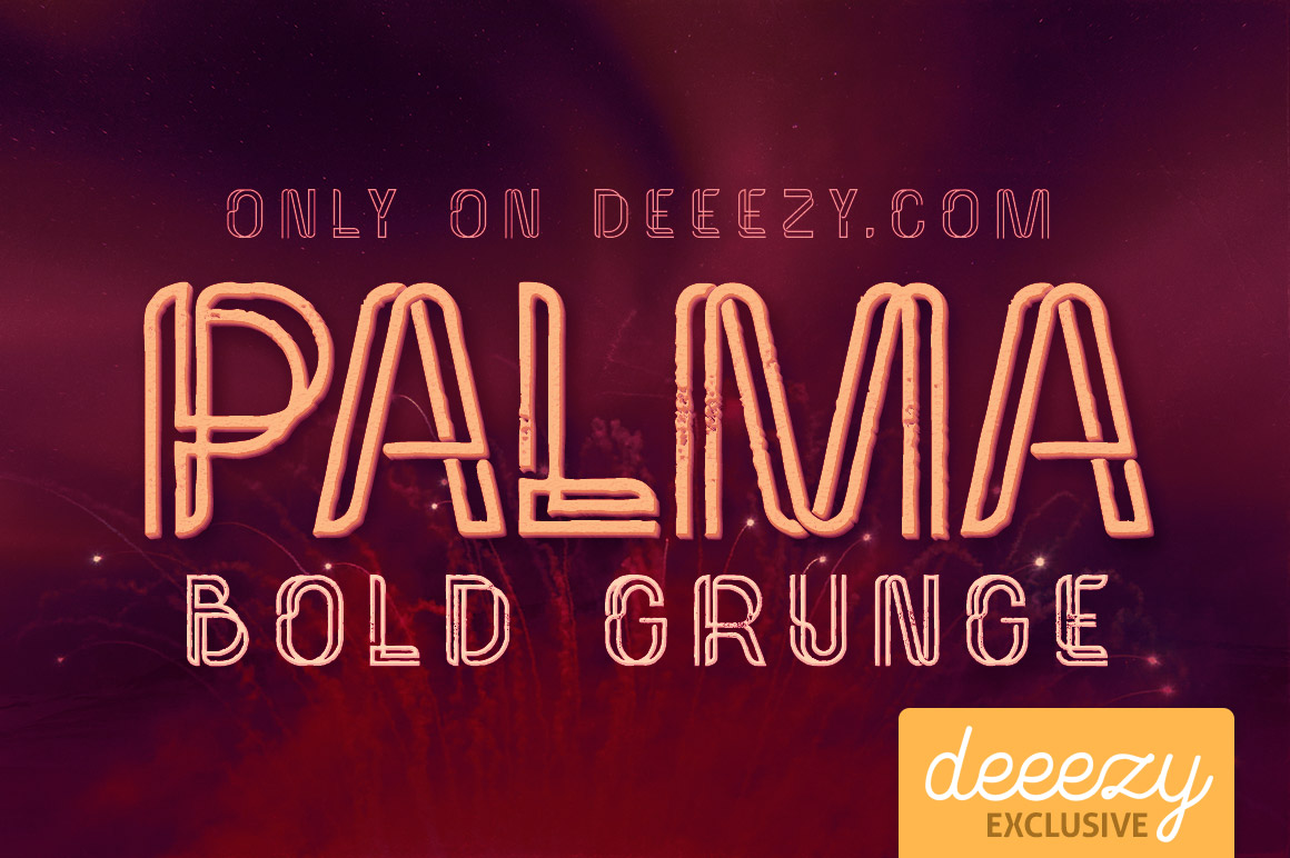 Palma Bold Grunge Font