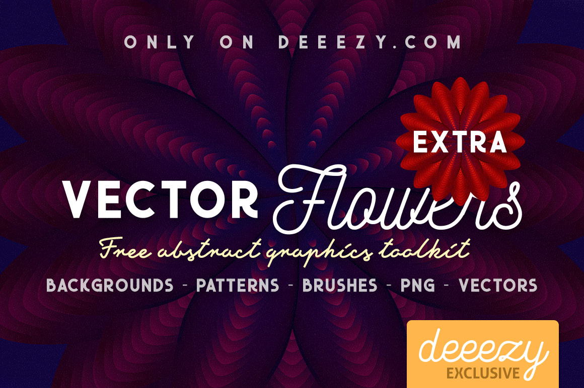 Vector Flowers 1 - Extra Bundle