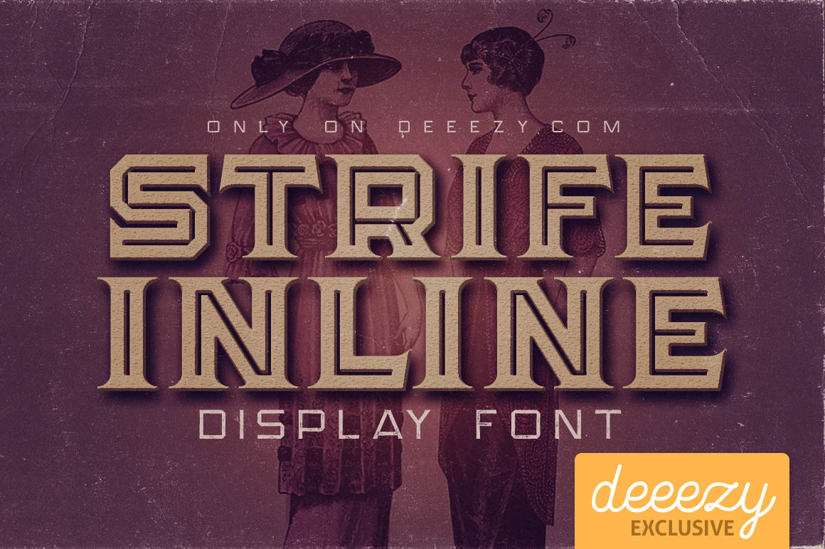 Strife Inline Font