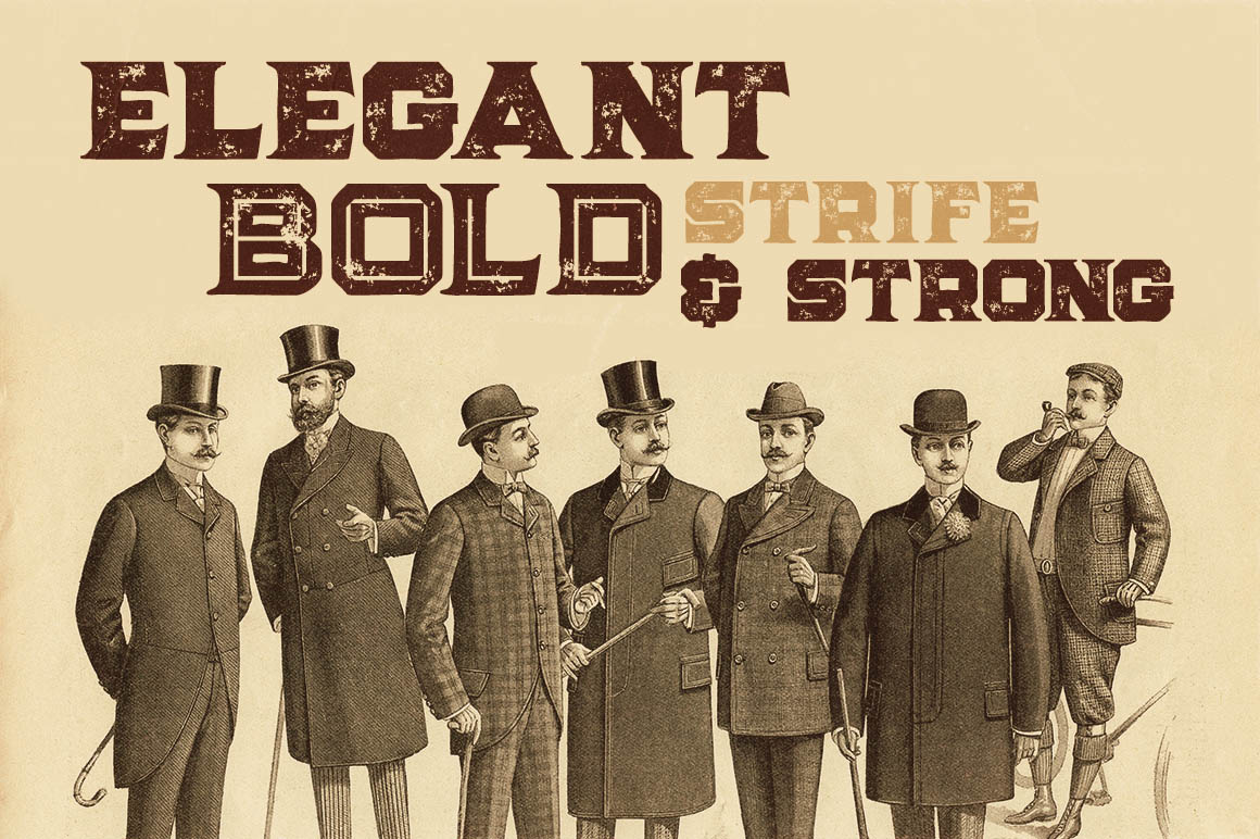 Strife Inline Font