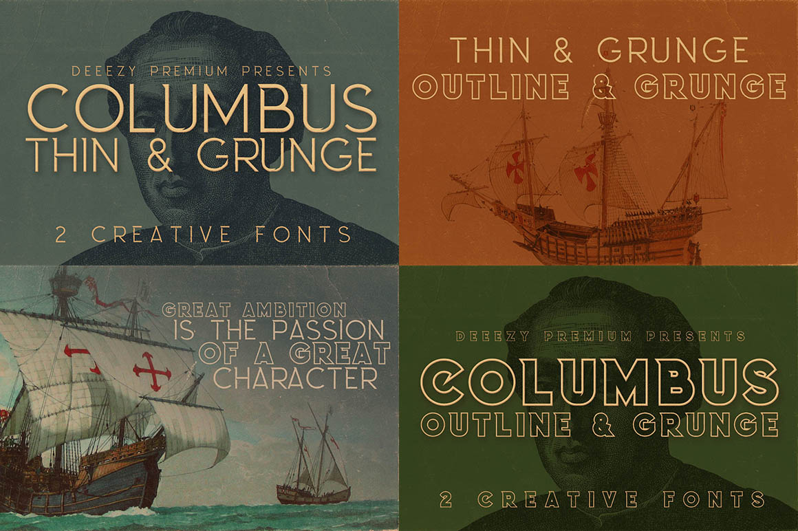 5 Fonts Bundle 1