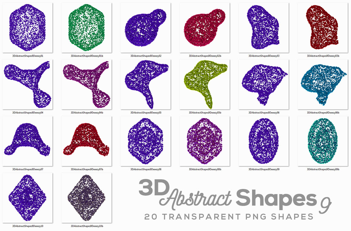 3D Abstract Shapes 9