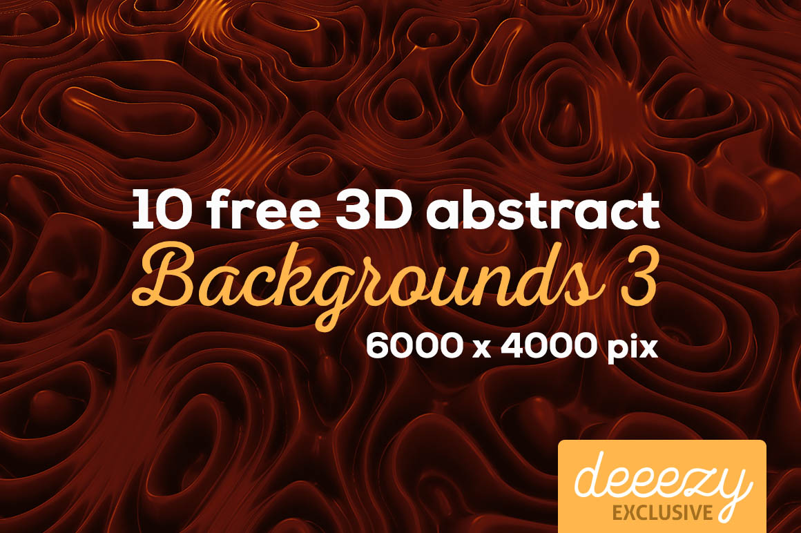 10 Abstract 3D Backgrounds 3
