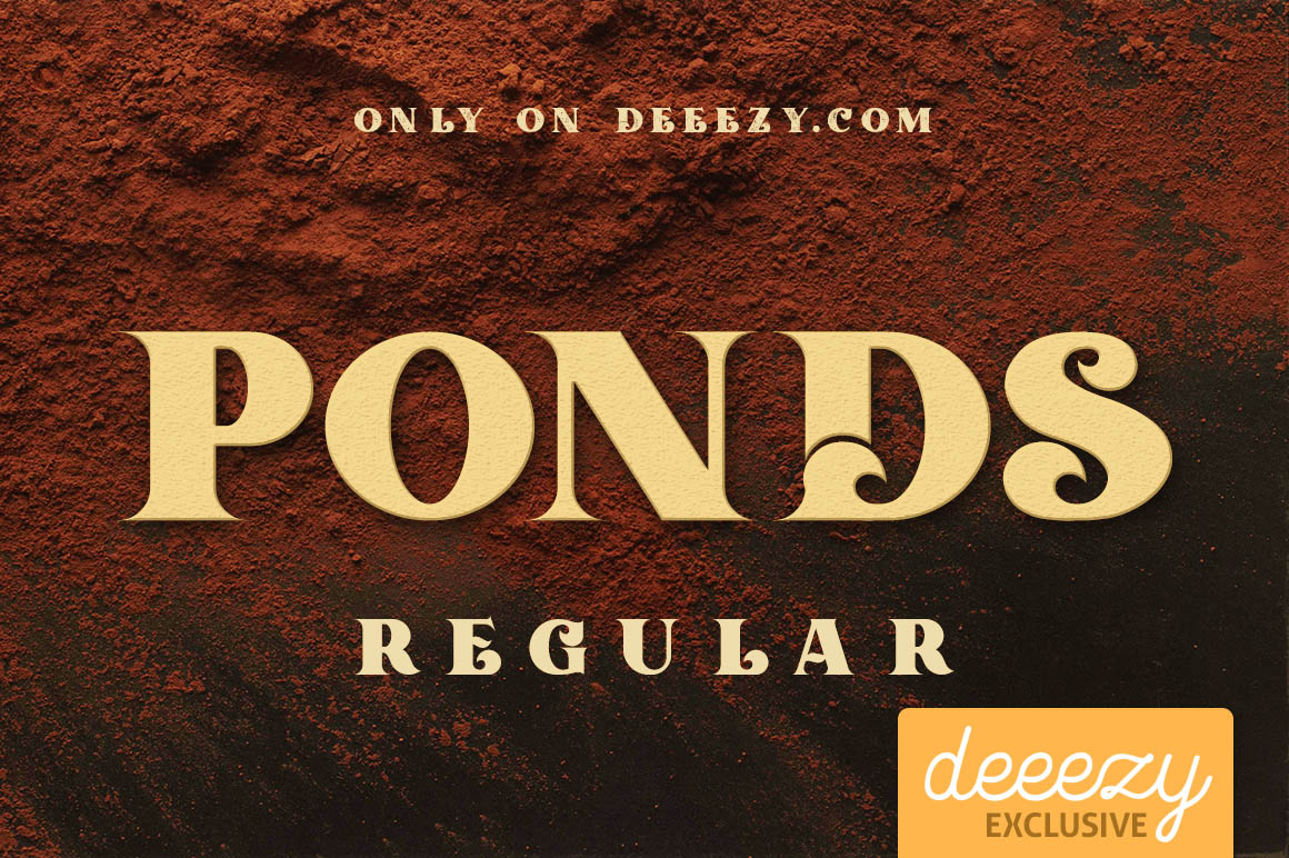 Ponds Regular Font