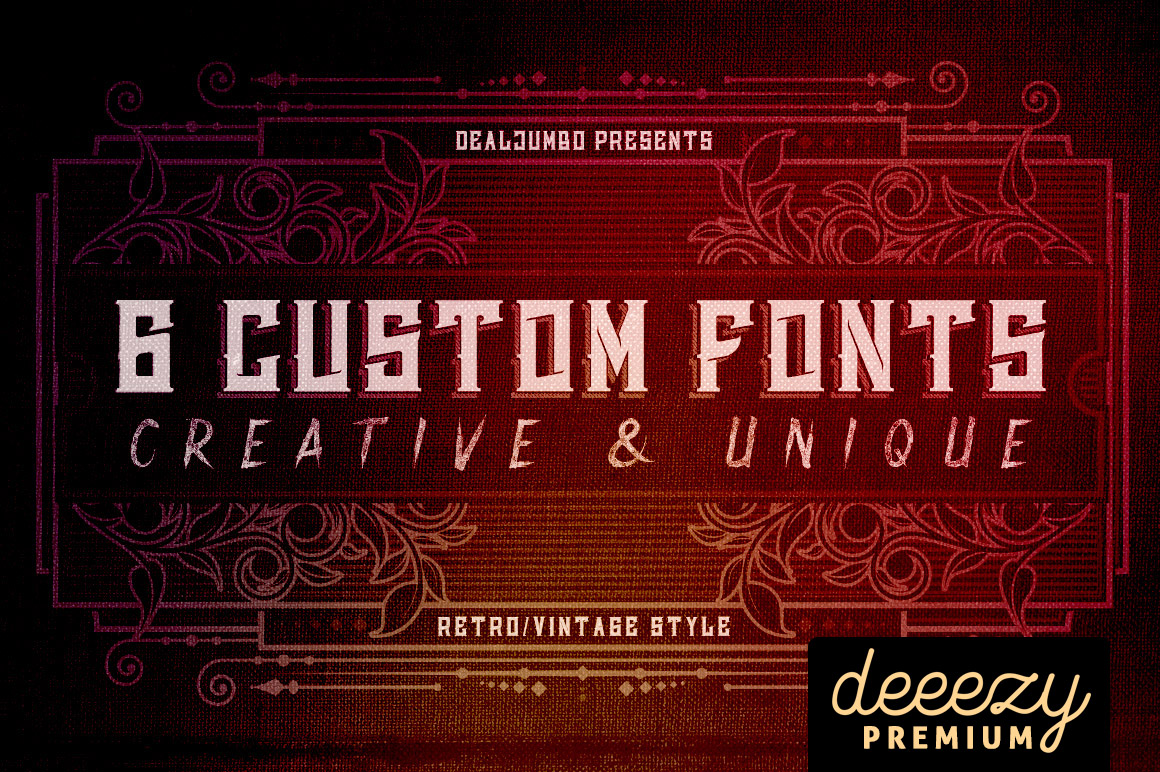 6 Creative & Unique Custom Fonts