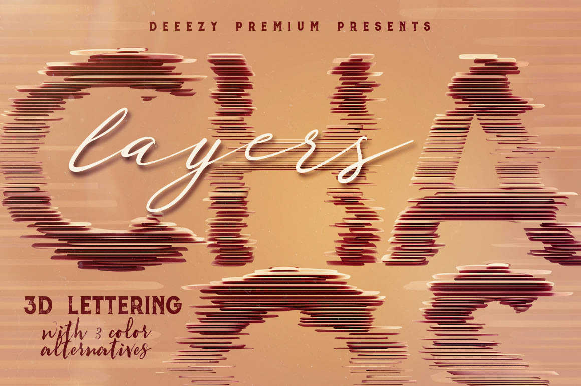 Chaos Layers - 3D Lettering