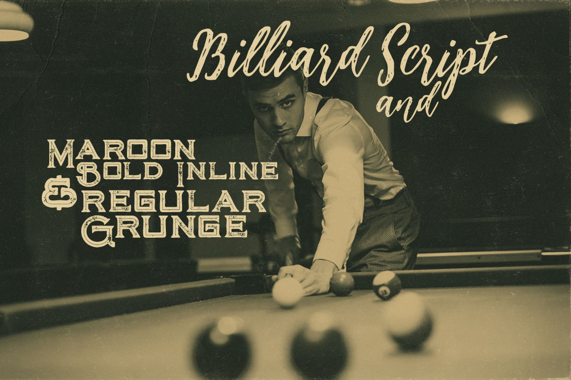 Billiard Font Duo