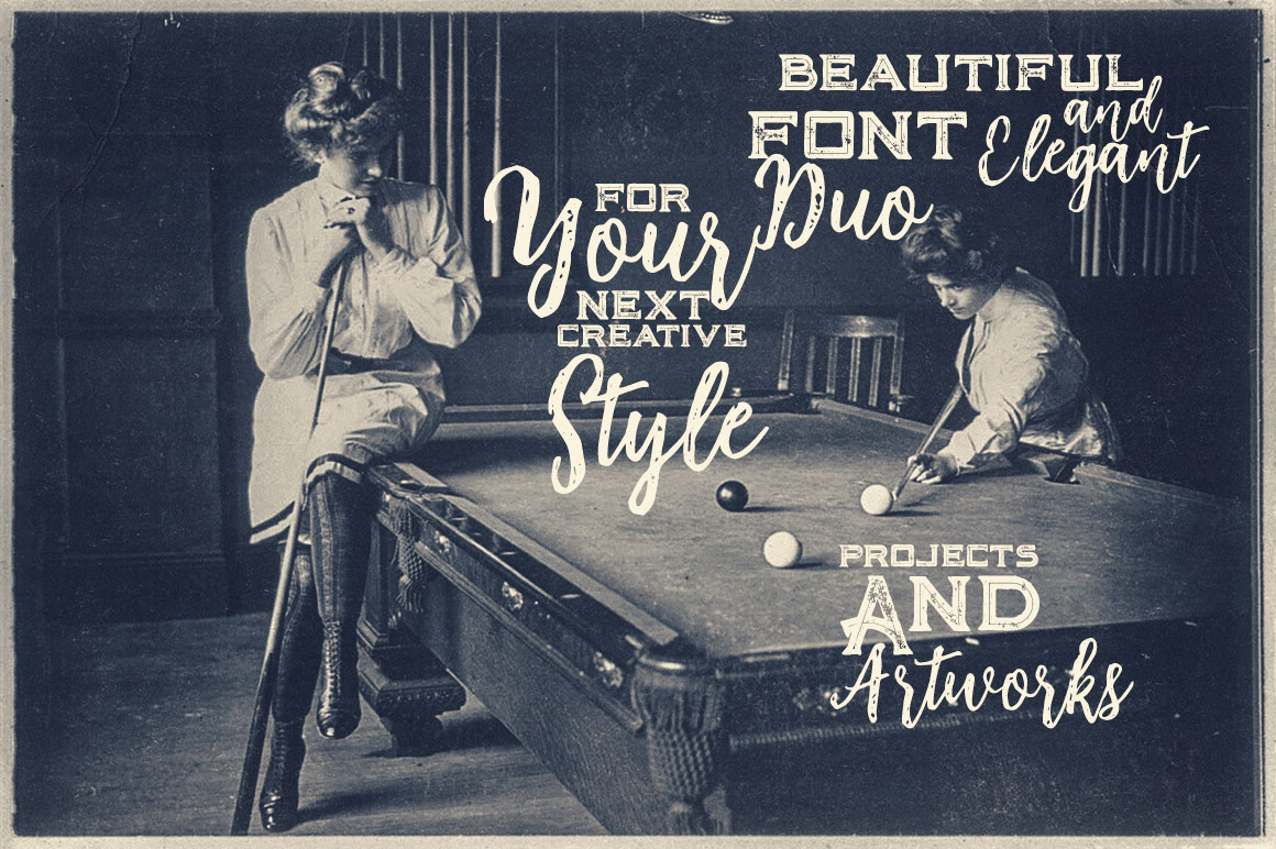 Billiard Font Duo