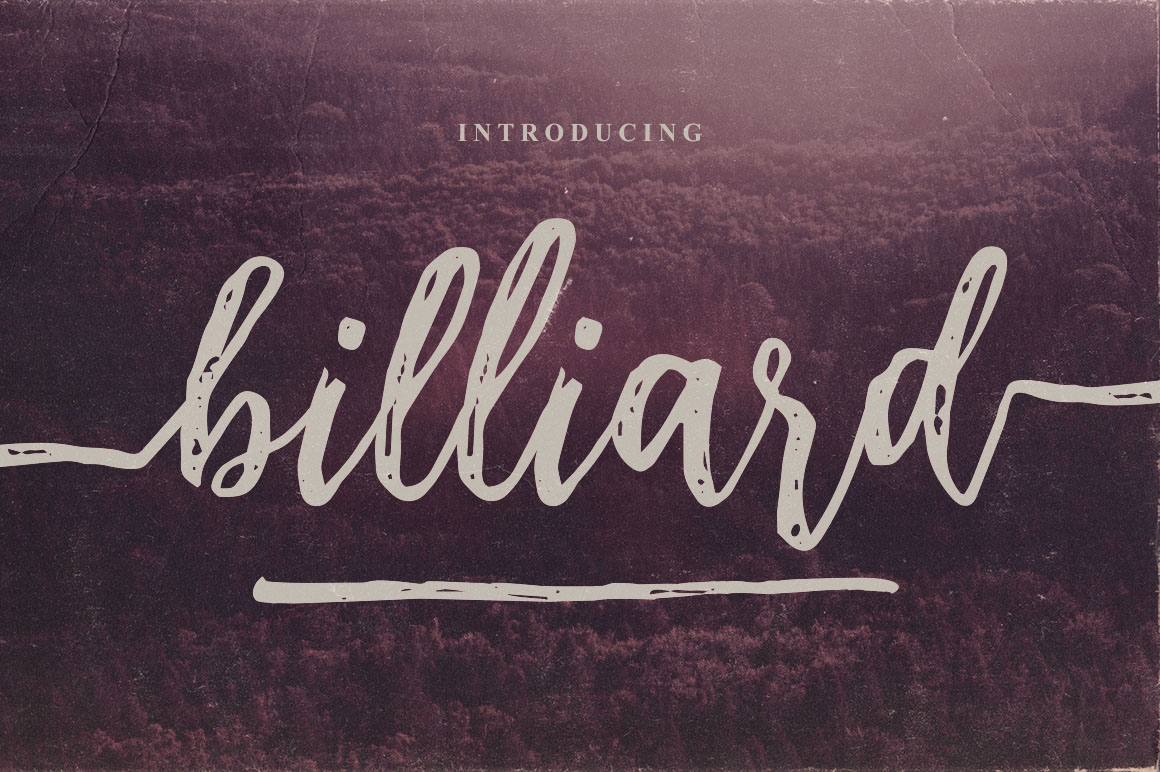 Billiard Font Duo