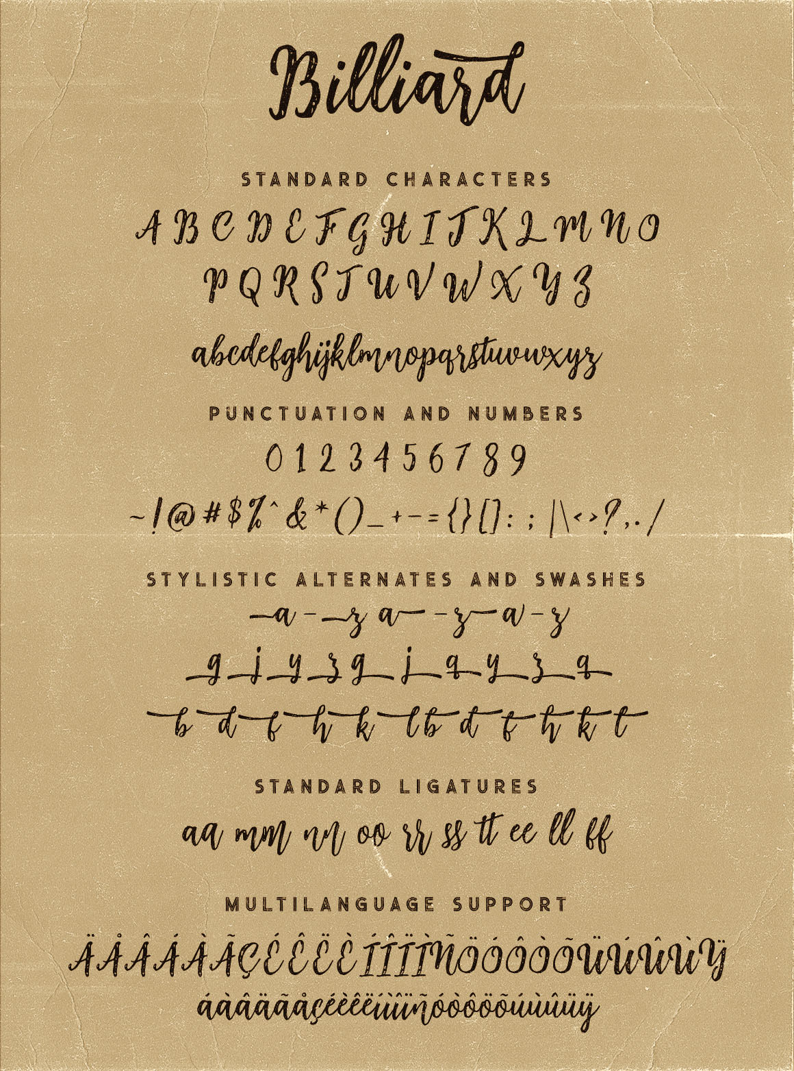 Billiard Font Duo