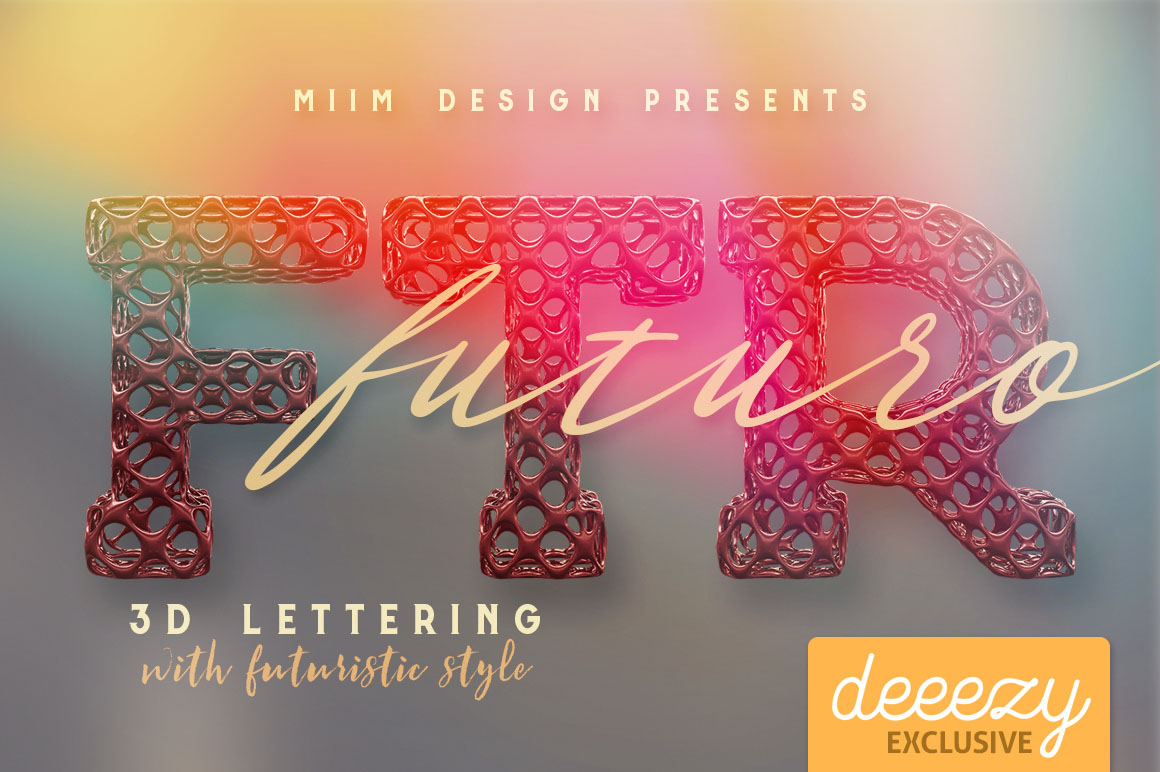 Futuro 3D Lettering