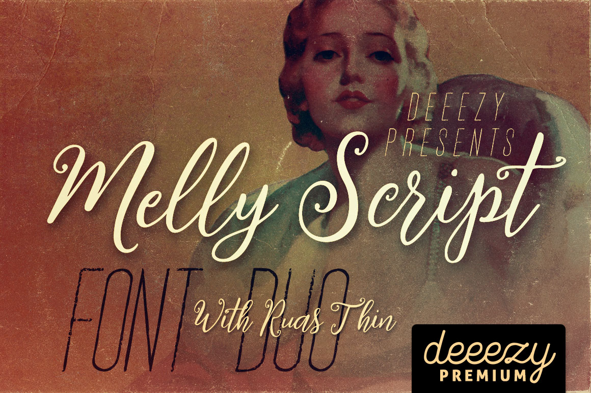 Melly Script Font Duo
