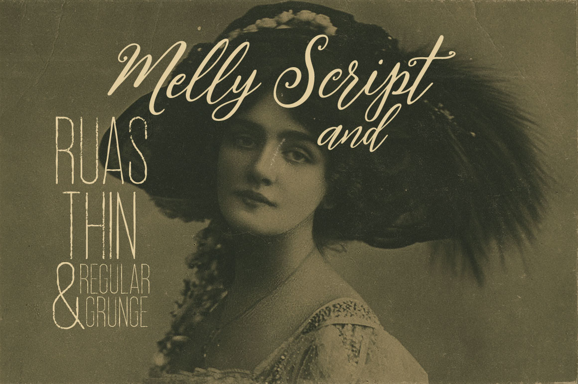 Melly Script Font Duo
