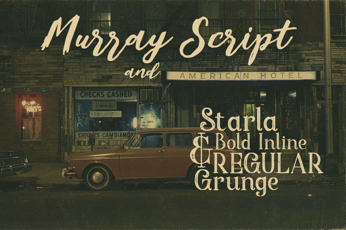 Murray Script Font Duo