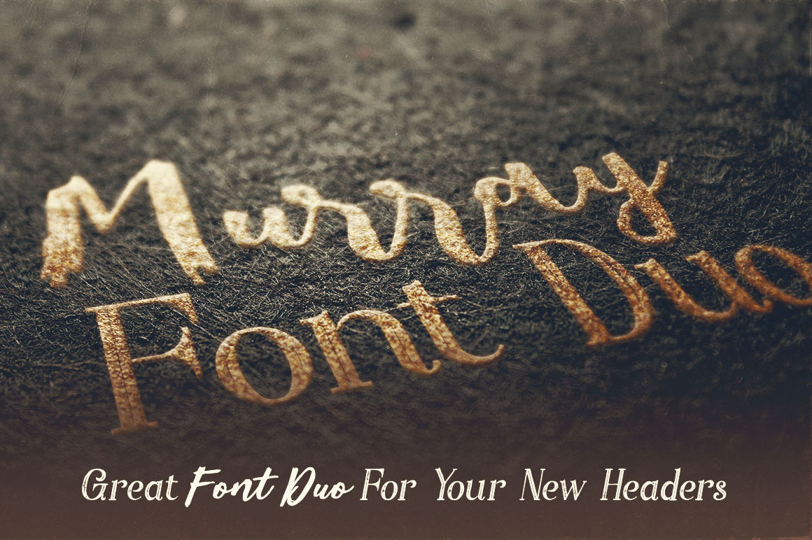Murray Script Font Duo