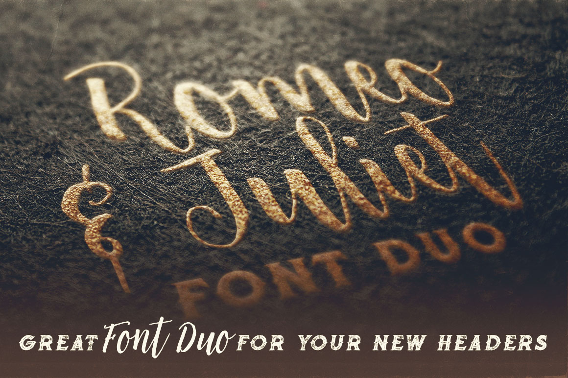 Romeo & Juliet Font Duo