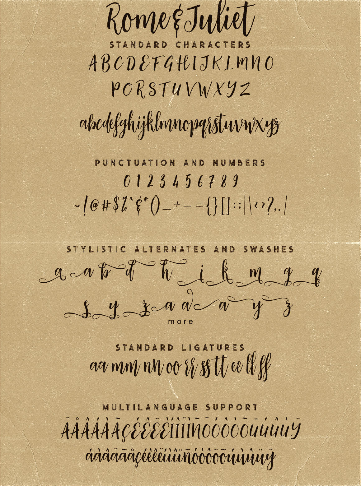 Romeo & Juliet Font Duo
