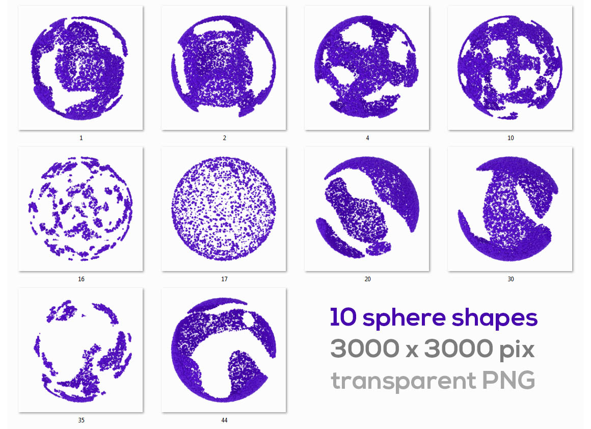 10 Free Sphere Shapes