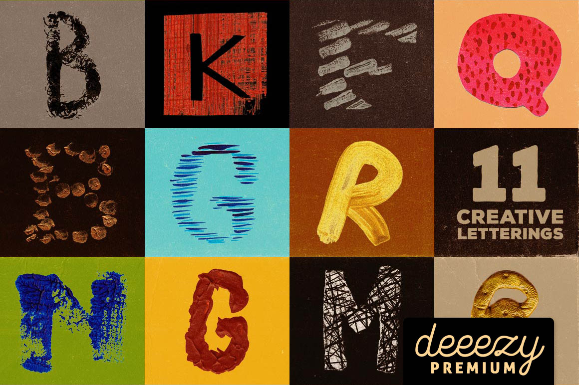 Artistic Fonts & Graphics Bundle 1