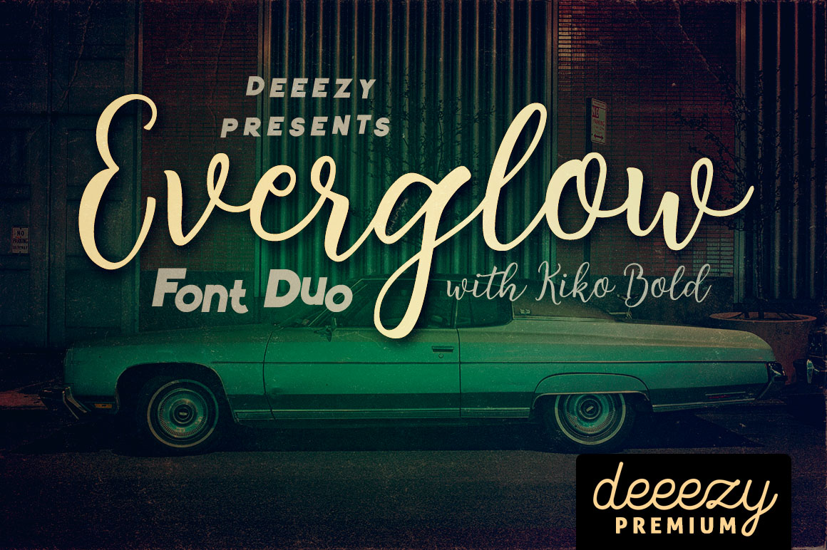 Everglow Script Font Duo