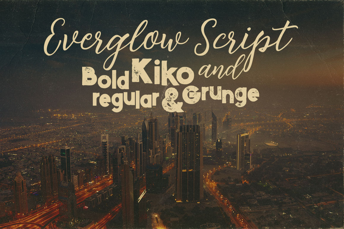Everglow Script Font Duo
