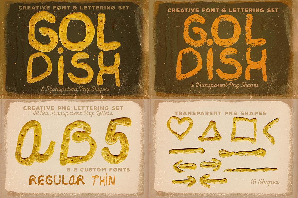 Artistic Fonts & Graphics Bundle 1