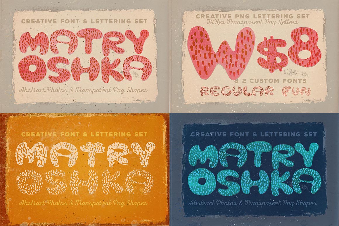 Artistic Fonts & Graphics Bundle 1